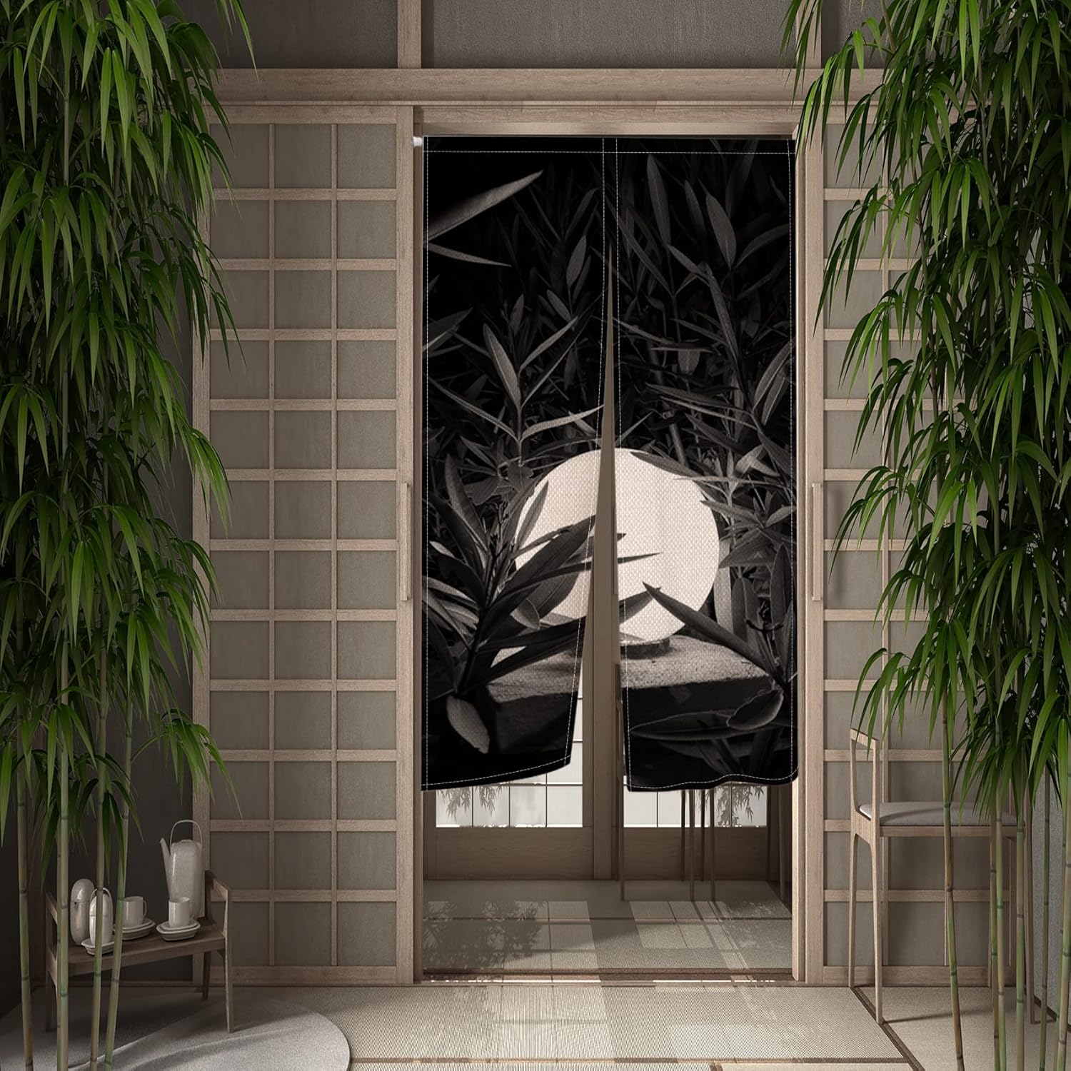 Noren Curtain Doorway - Japanese Noren Doorway Curtain Long Type