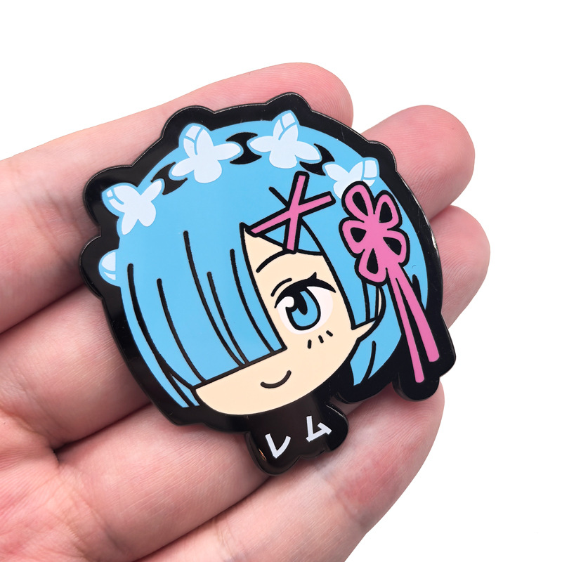 Ram Rem Metal Badges Anime Re: – Japan Lifestyle Bewertung und Preis