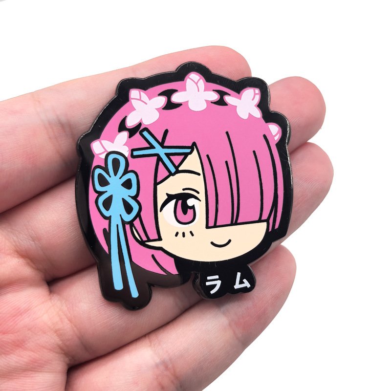 Ram Rem Metal Badges Anime Re: – Japan Lifestyle Bewertung und Preis