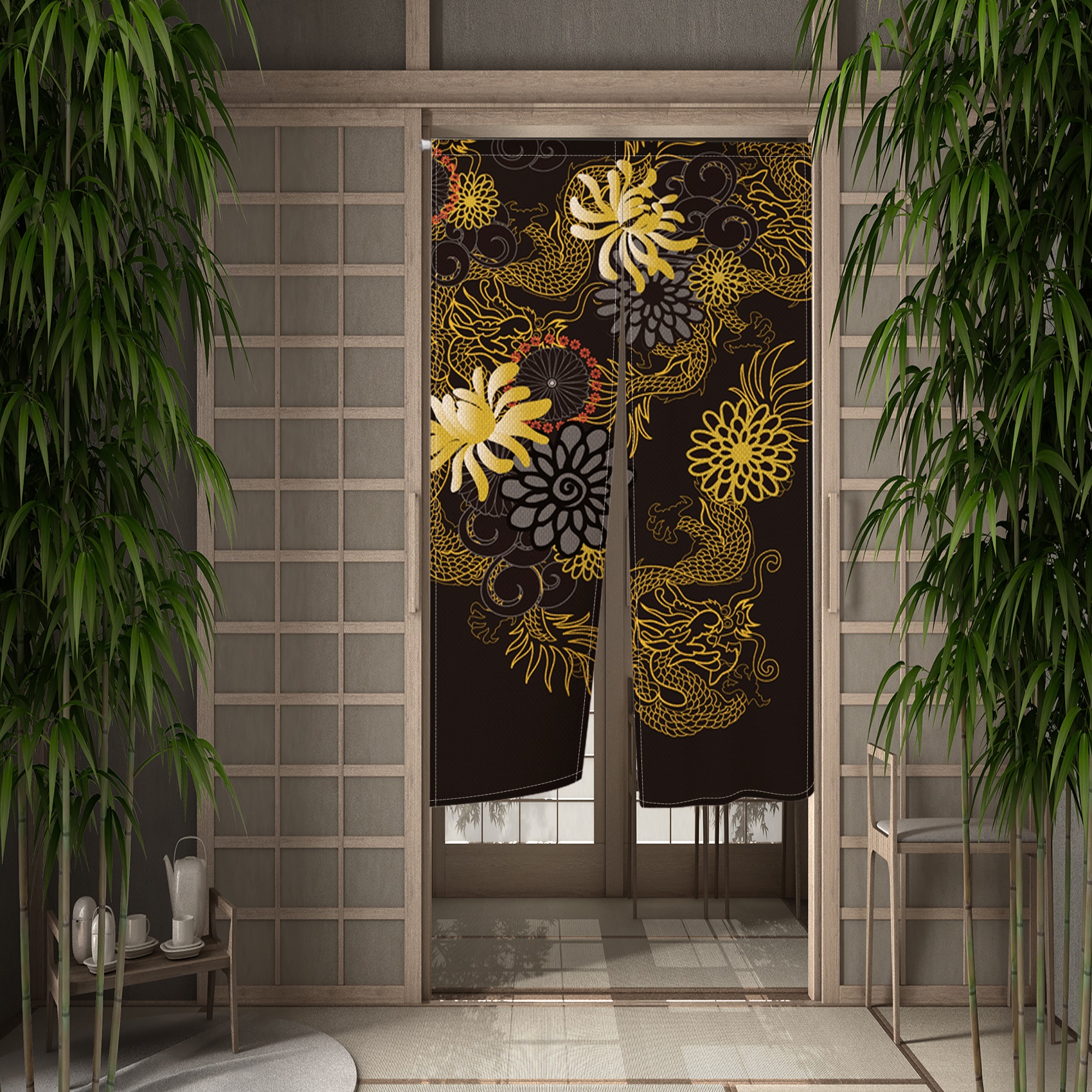 Japanese Luxury Door Curtains  – Noren Curtain Doorway Bewertung und Preis