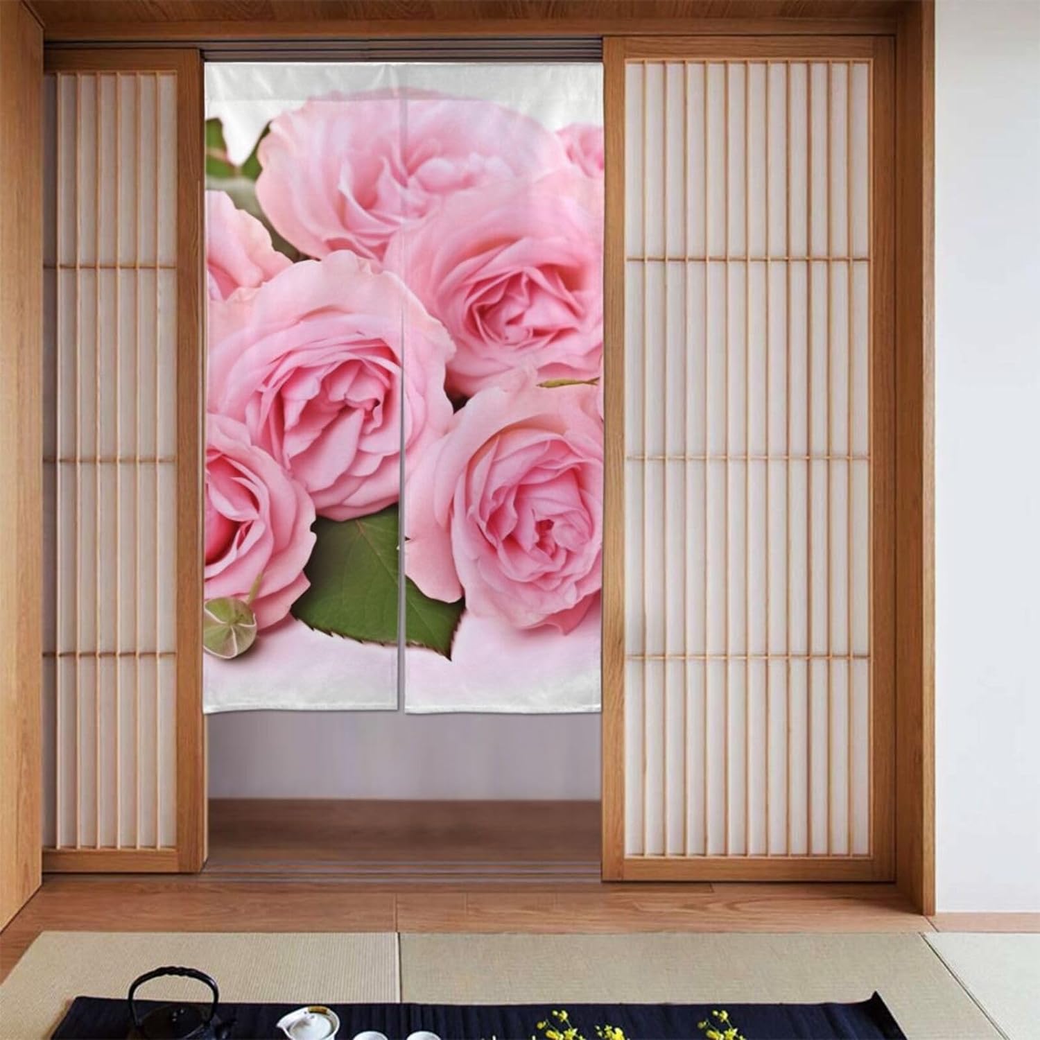 Romantic Rose Print Door Curta – Noren Curtain Doorway Bewertung und Preis