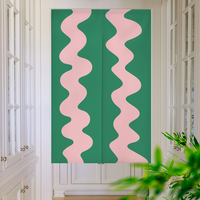 Contrasting color waves changi – Noren Curtain Doorway Bewertung und Preis
