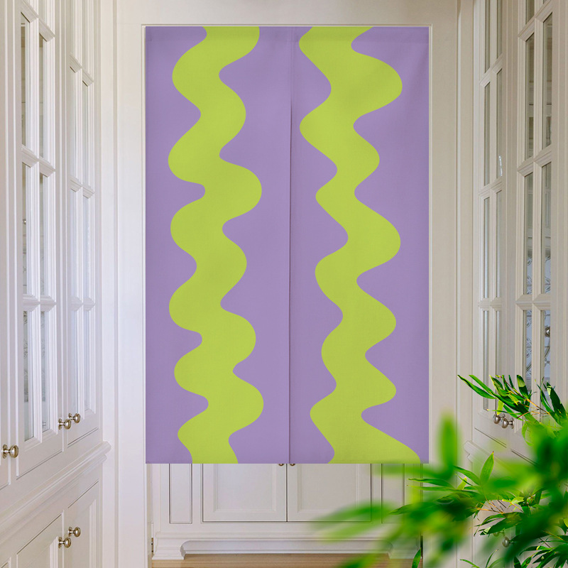 Contrasting color waves changi – Noren Curtain Doorway Bewertung und Preis