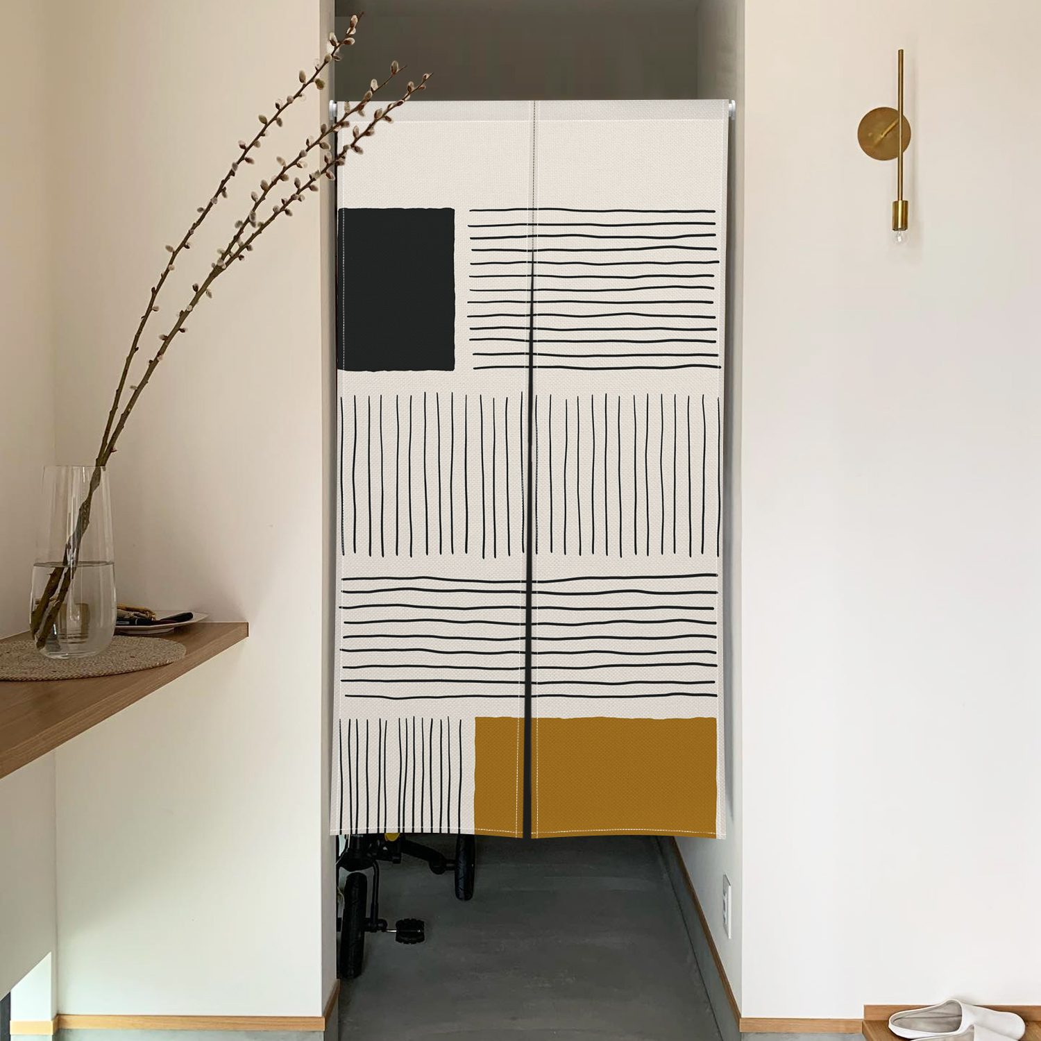 Modern Minimalist Noren Door C – Noren Curtain Doorway Bewertung und Preis