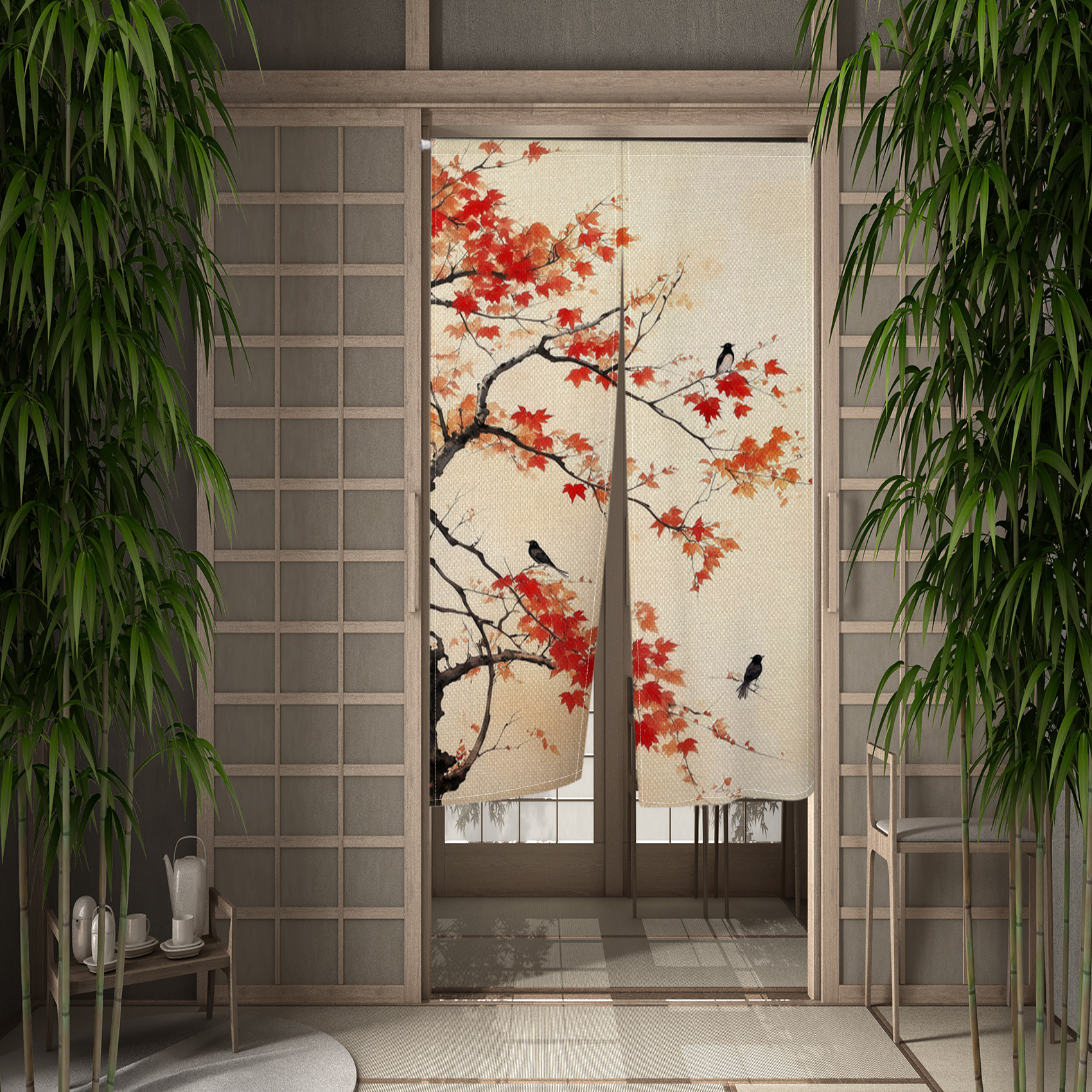 Chinese Noren Door Curtains Ma – Noren Curtain Doorway Bewertung und Preis