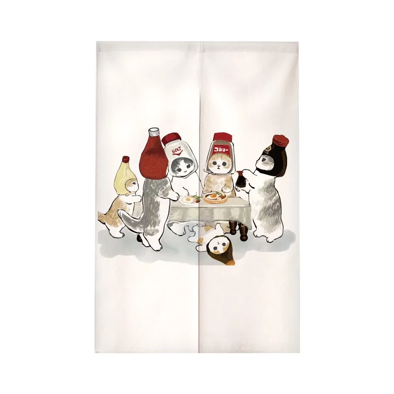 Funny Cat Japanese Door Curtai – Noren Curtain Doorway Bewertung und Preis