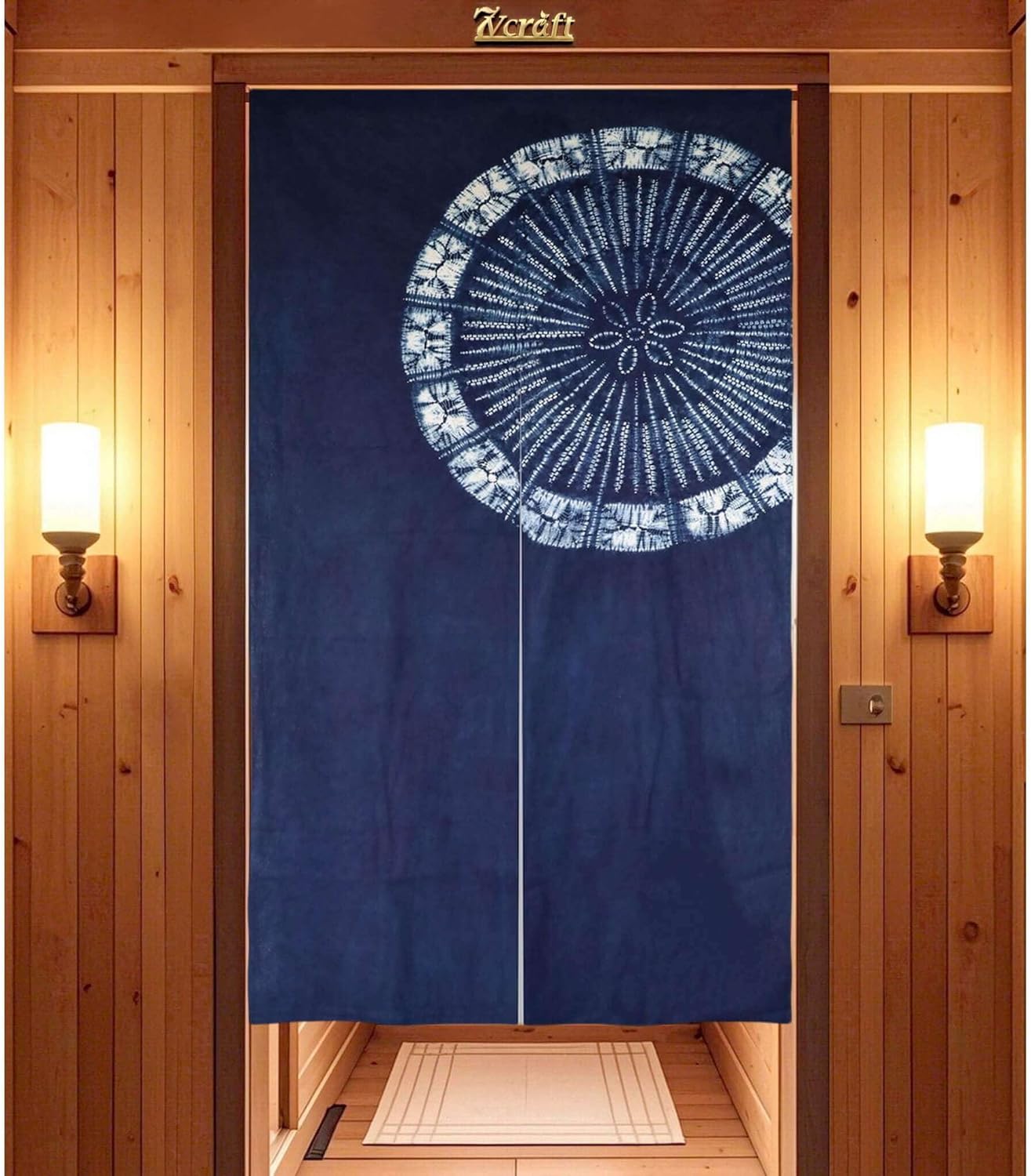Hand Dyed Japanese  Curtain/Sh – Shibori Tie Dye Bewertung und Preis