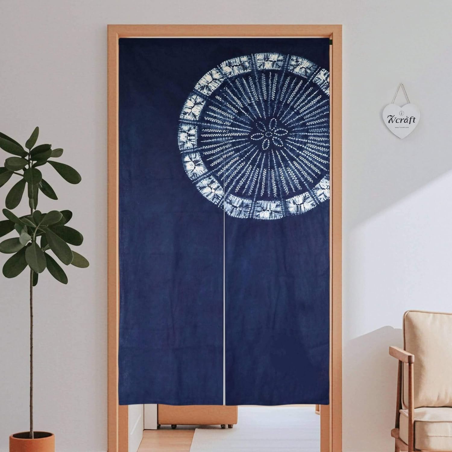 Hand Dyed Japanese  Curtain/Sh – Shibori Tie Dye Bewertung und Preis