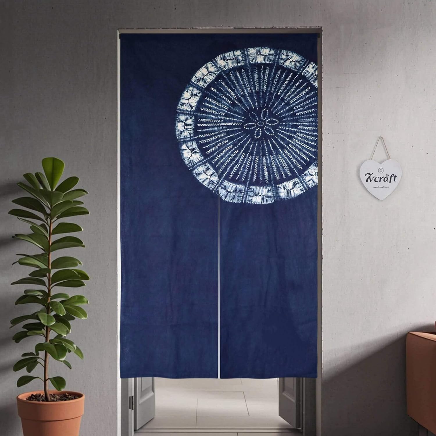 Hand Dyed Japanese  Curtain/Sh – Shibori Tie Dye Bewertung und Preis