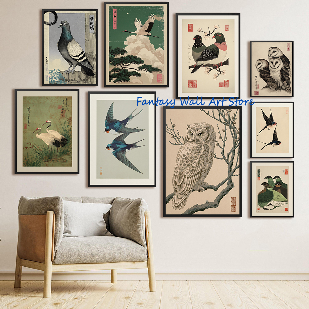 Birds Vintage Asian Traditiona – Japanese Lifestyle And Traditions Bewertung und Preis