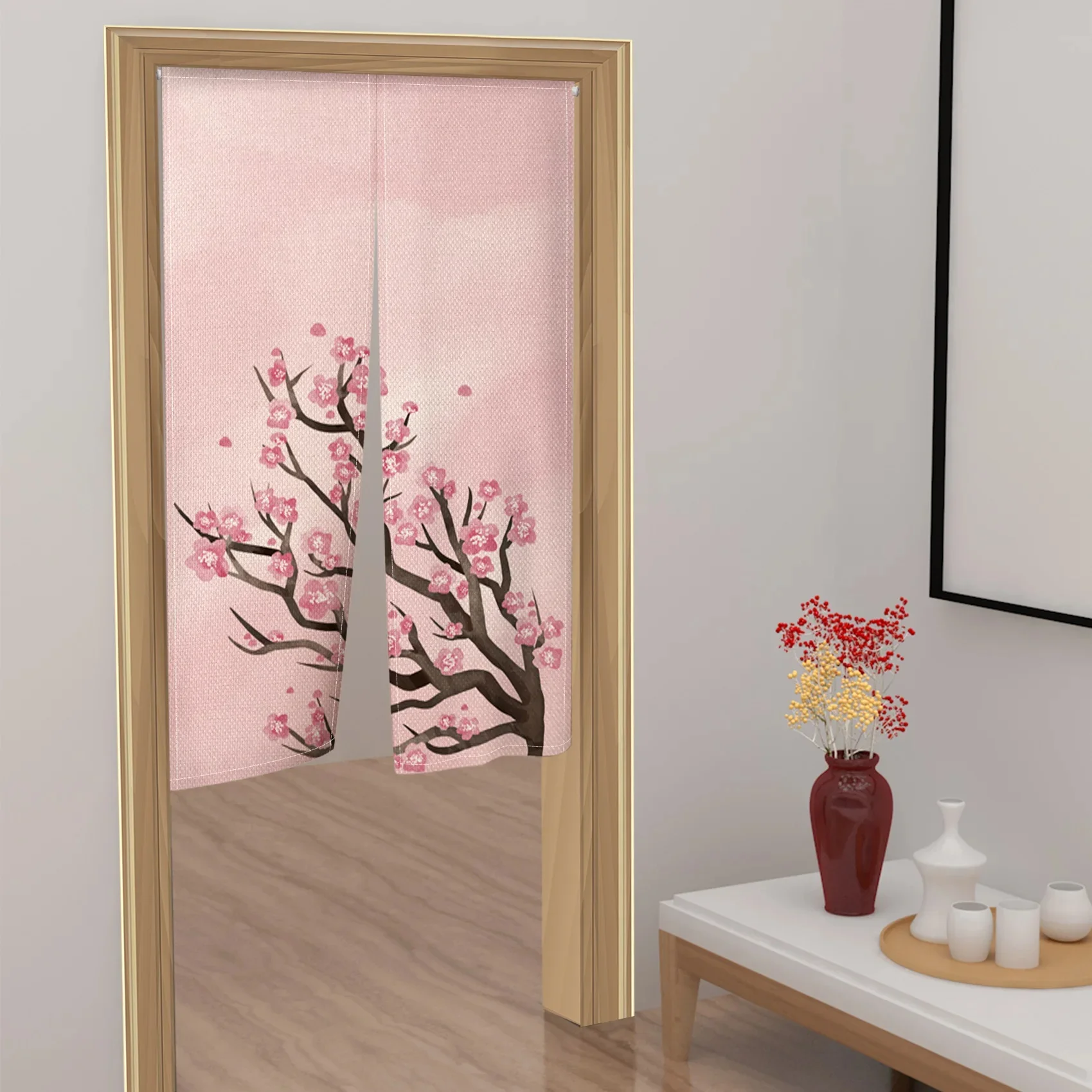 Cherry Blossom Door Curtain Ja – Noren Curtain Doorway Bewertung und Preis