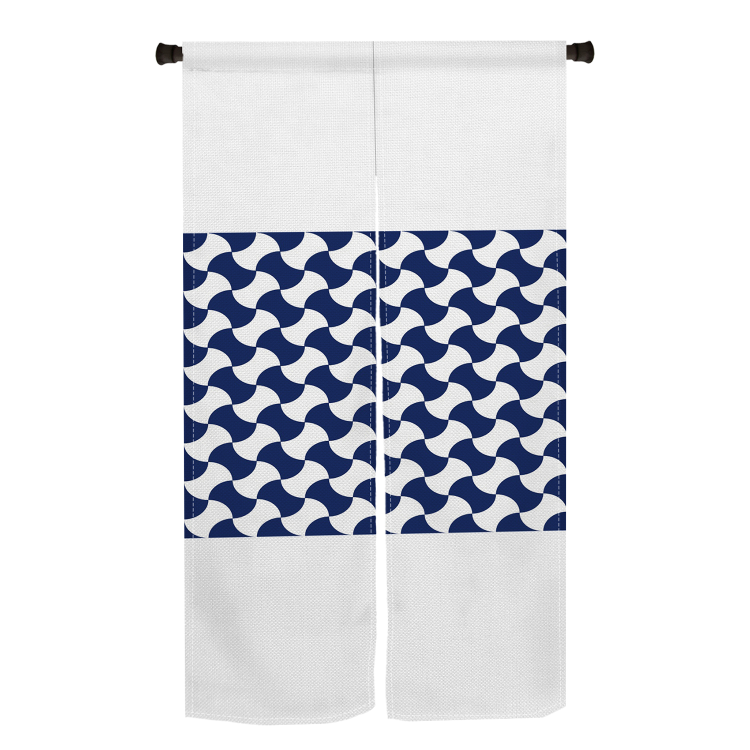 Japanese Linen Noren Blue Whit – Noren Curtain Doorway Bewertung und Preis