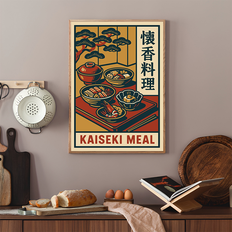 Vintage Style Japanese Food Po – Japanese Lifestyle And Traditions Bewertung und Preis