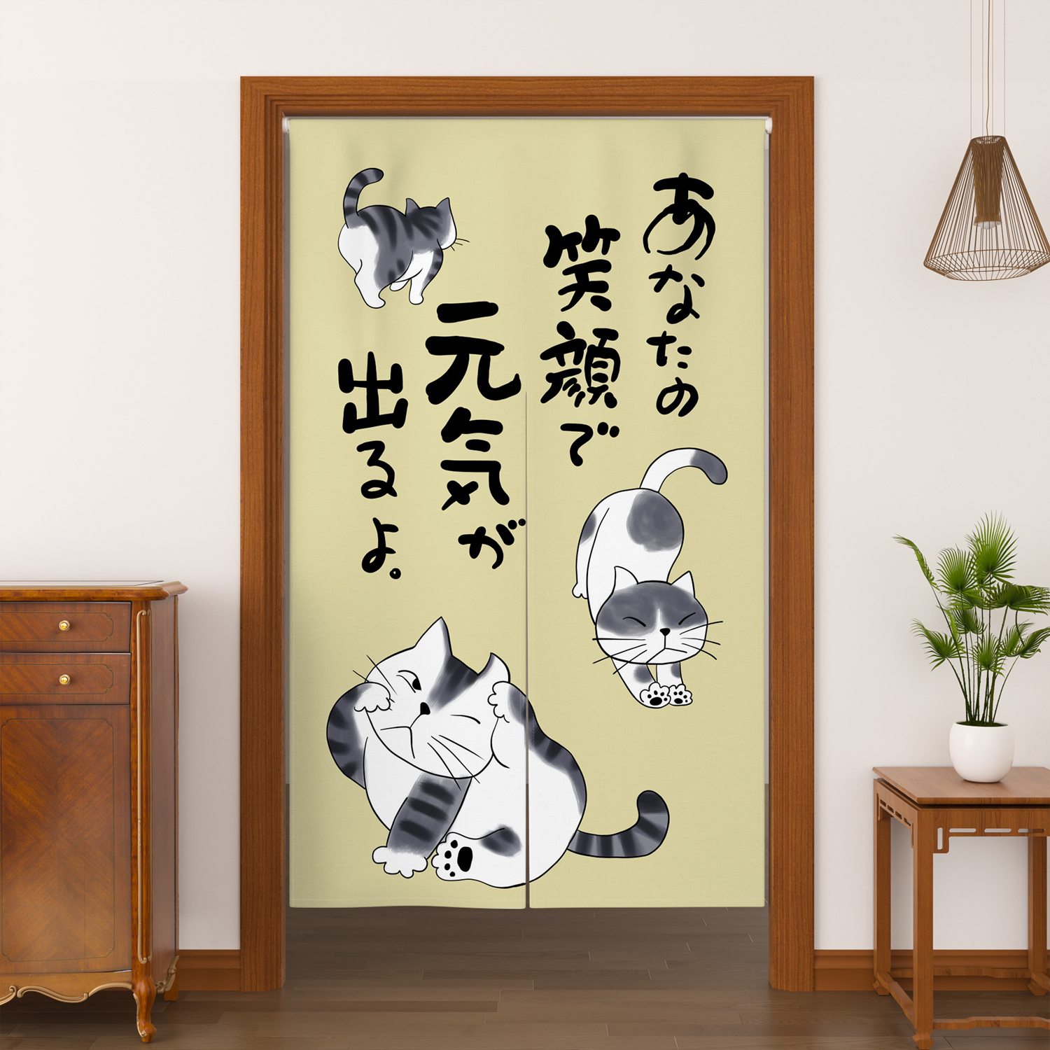 Lovely Cat Japanese Noren Door – Noren Curtain Doorway Bewertung und Preis