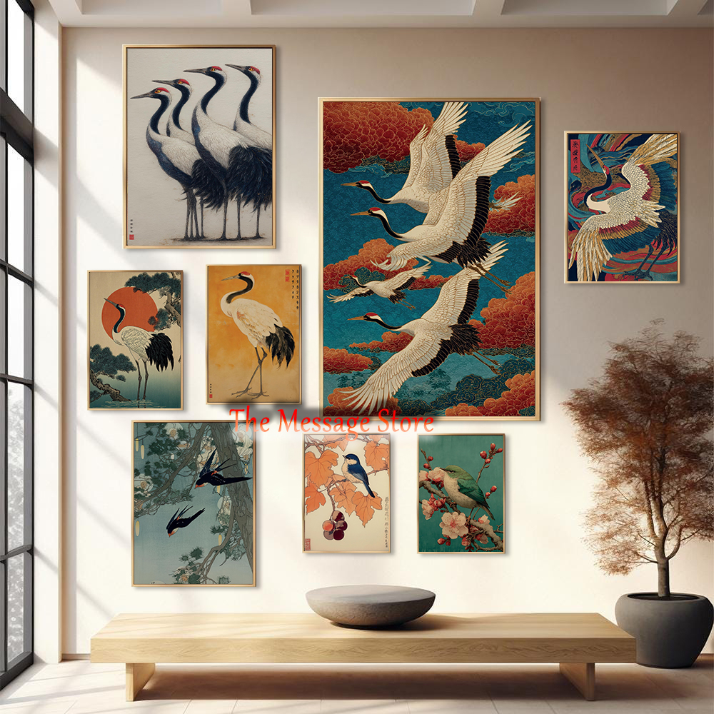 Traditional Nature Crane Birds – Japanese Lifestyle And Traditions Bewertung und Preis