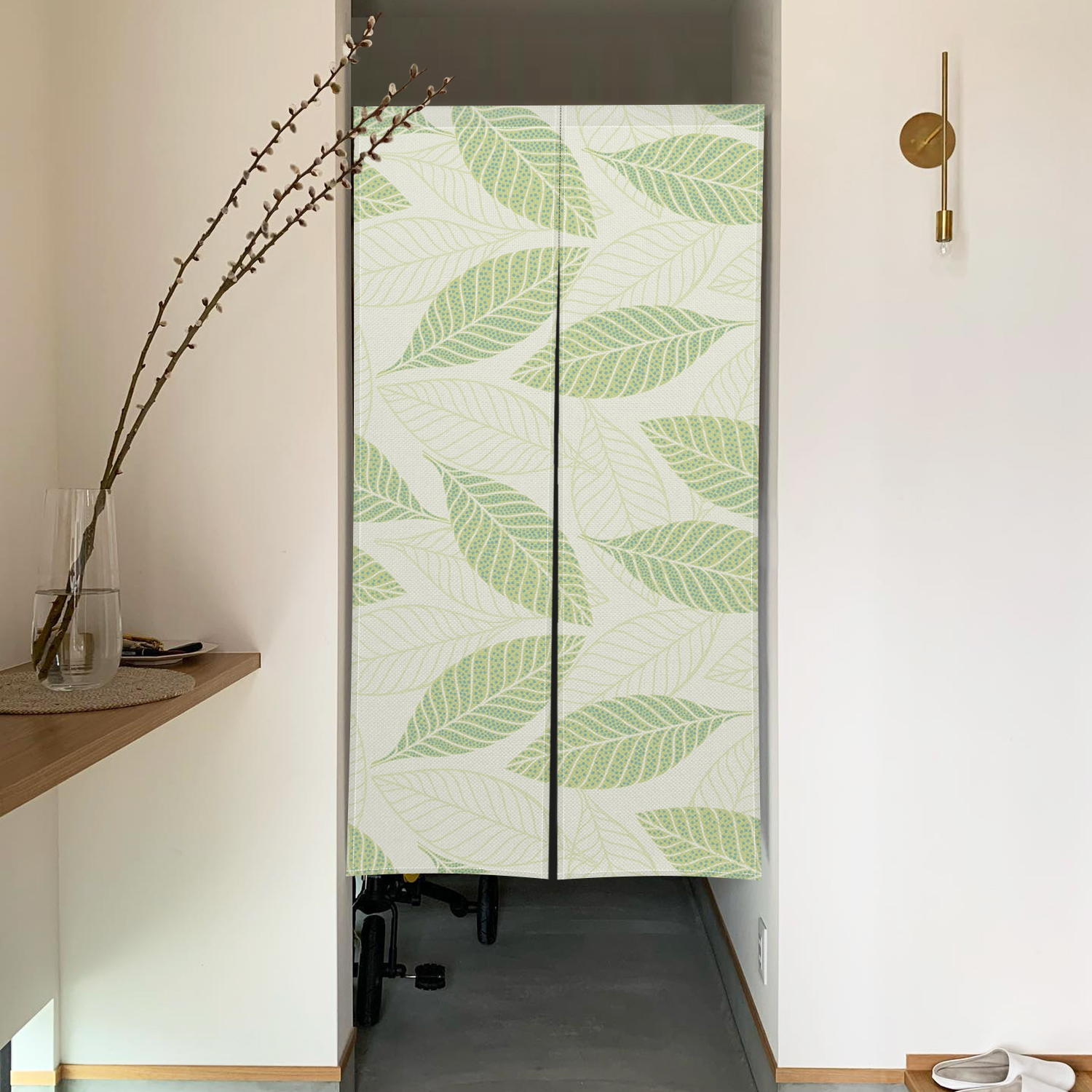 Tropical Plants Leaves Partiti – Noren Curtain Doorway Bewertung und Preis