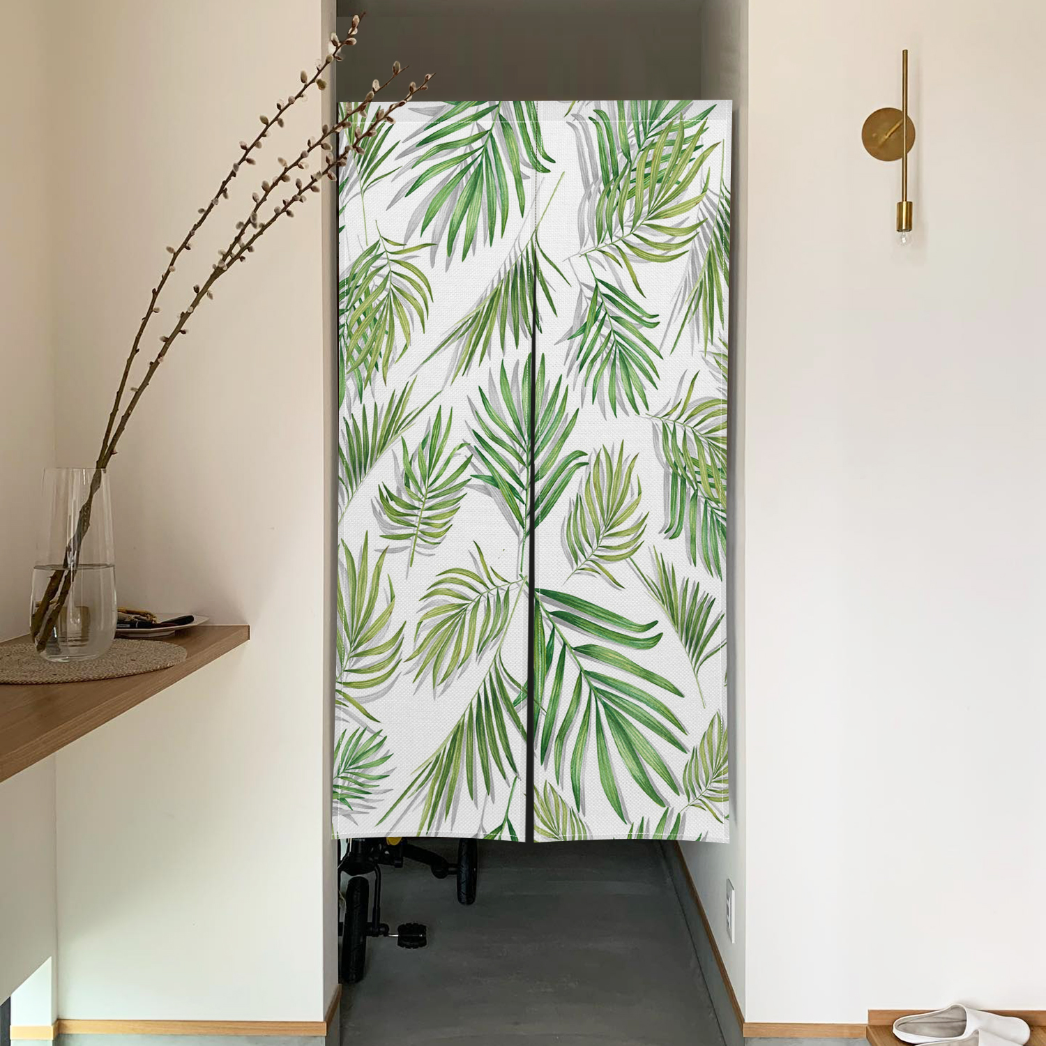 Tropical Plants Leaves Partiti – Noren Curtain Doorway Bewertung und Preis