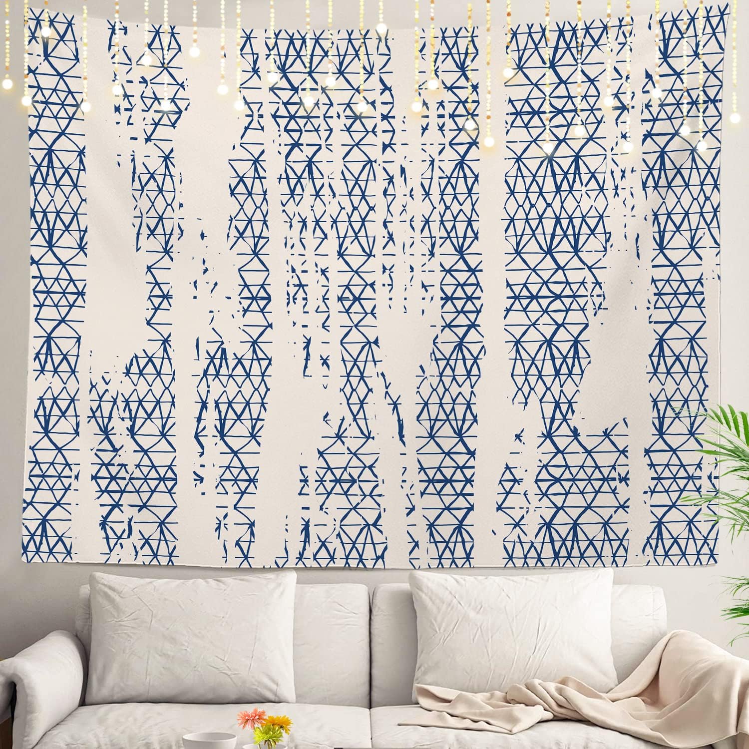 Japanese Abstract Blue Tie Dye – Shibori Tie Dye Bewertung und Preis