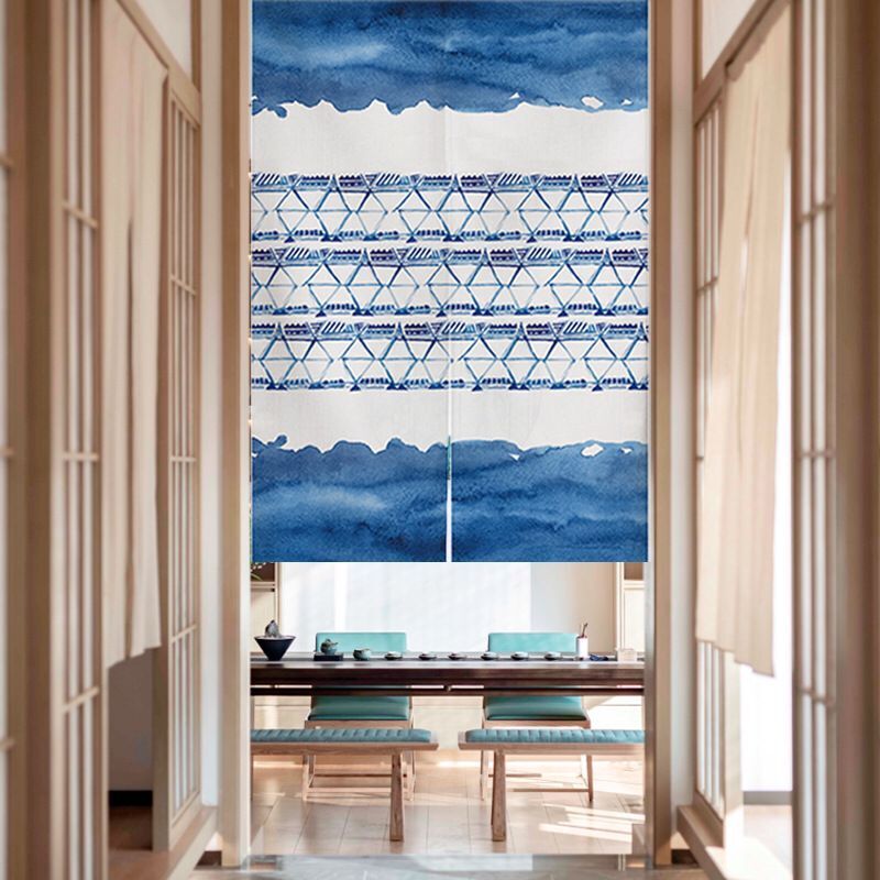 Indigo Japanese Door Curtain S – Shibori Tie Dye Bewertung und Preis