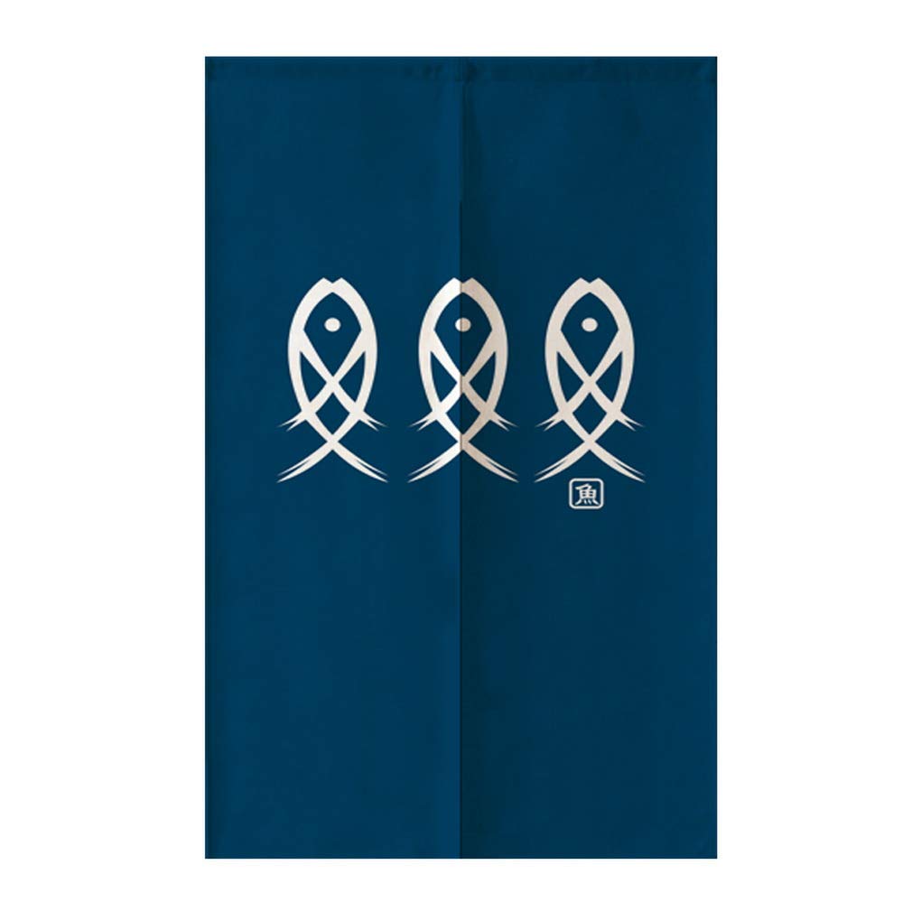 Ancient Character Fish Japanes – Noren Curtain Doorway Bewertung und Preis