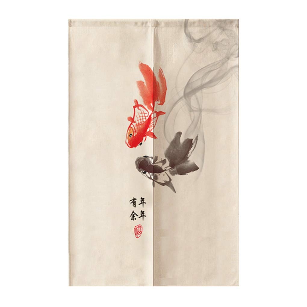 Ancient Character Fish Japanes – Noren Curtain Doorway Bewertung und Preis